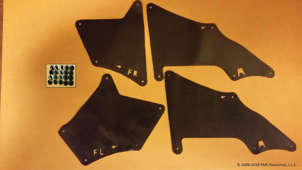 Splash Shields Set of Four with Clips D456