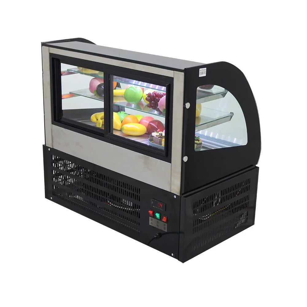 Refrigerated Cake Display Cabinet with Sliding Doors E636