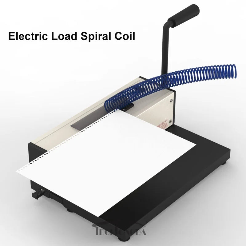 Spiral Coil Binding Machine with Spiral Cutter R1436