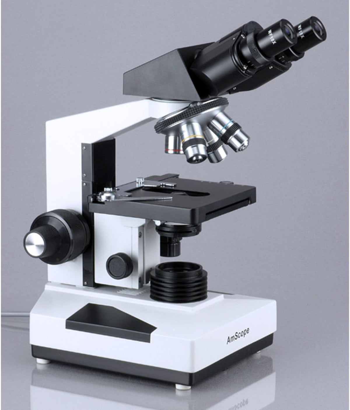 1600X Biological Compound Binocular Microscope + 50 Slides + 100 Coverslips K353