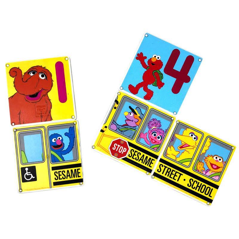 Sesame Street School Bus Magna-Tiles Structures D191