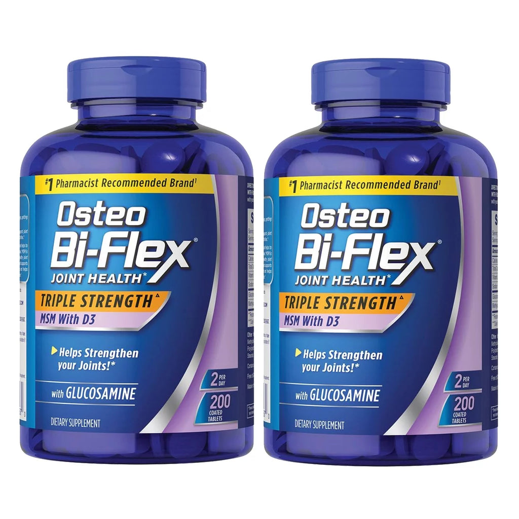 2 Pack 1,500mg Glucosamine HCl Tablets, 200 ct. J740713