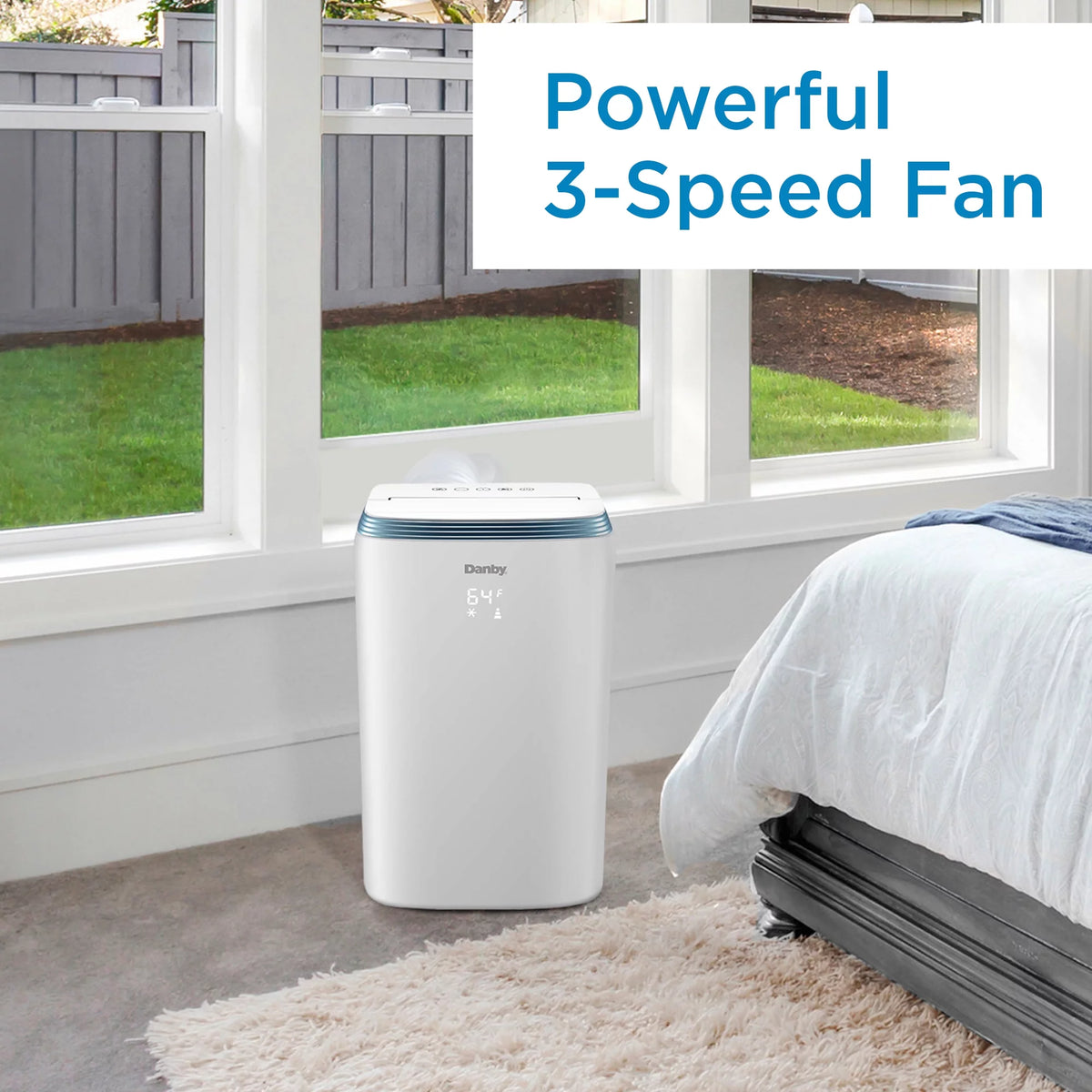 12,500 BTU Portable AC in White O957464