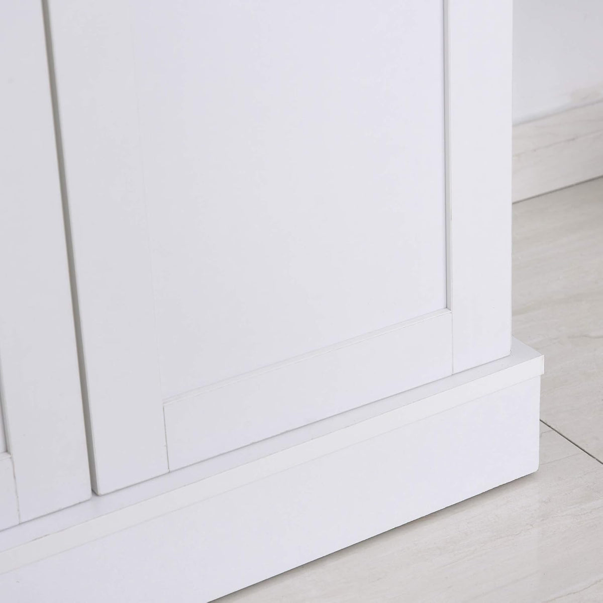 White Buffet with Hutch N3705