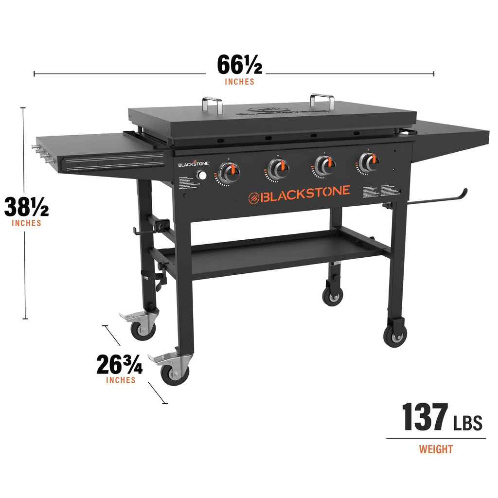 4-Burner Propane Griddle with Hard Cover R7257