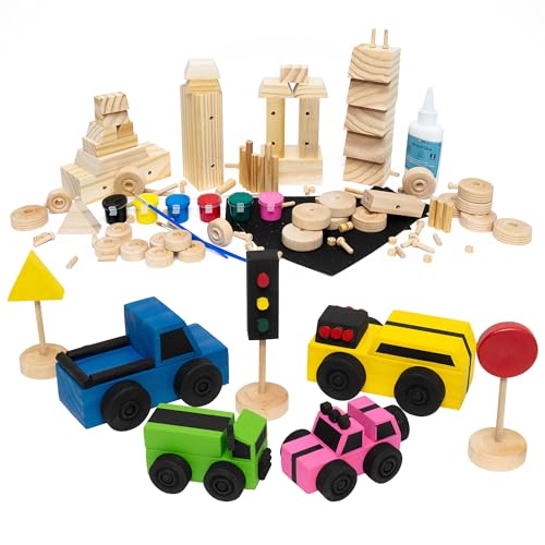 DIY Wood Building Kit, 1-Pack D504783