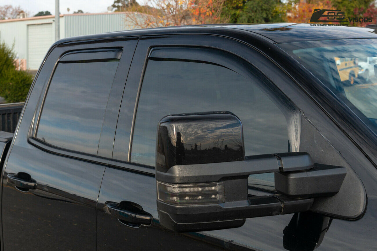 Smoke Tinted In-Channel Window Deflectors Rain Guards Z993