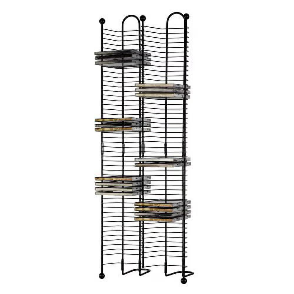 100 CD Tower Gunmetal Metal Balls D7420
