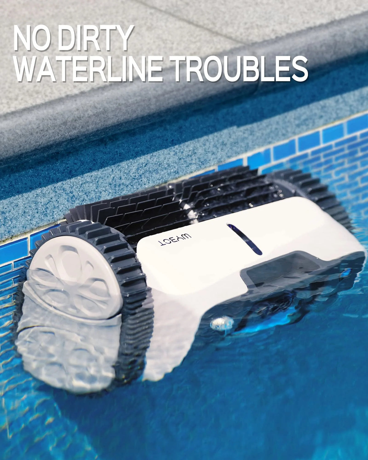 Cordless Robotic Pool Cleaner with Wall Climbing Z6261