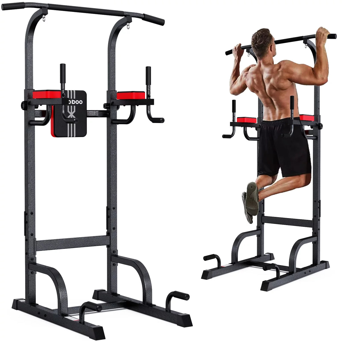Multifunction Power Tower Dip Station Pull up Bar L236
