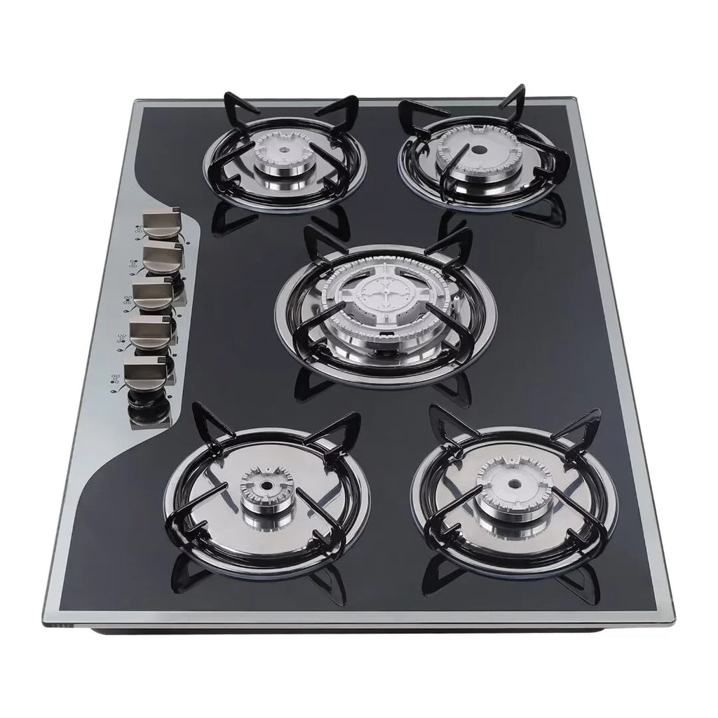 5 Burner Tempered Glass Gas Cooktop I822
