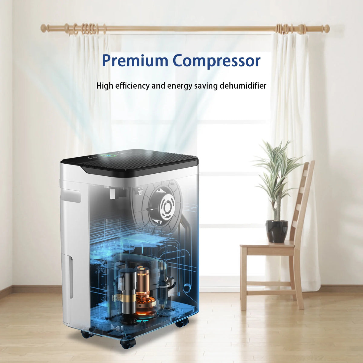 50 Pint Dehumidifier with Humidity Control X611