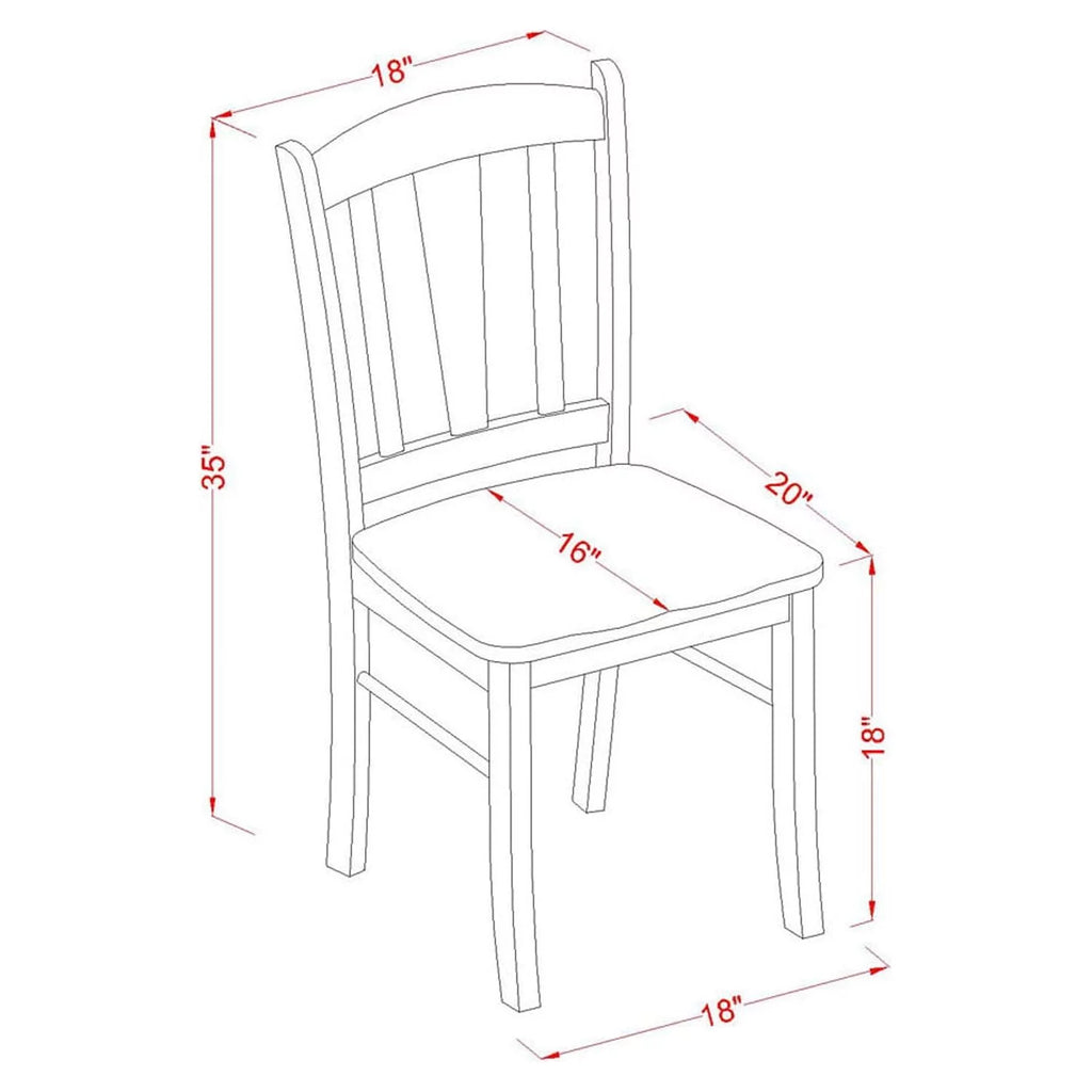 Oak Kitchen Dinette Table & 4 Chairs Y3047