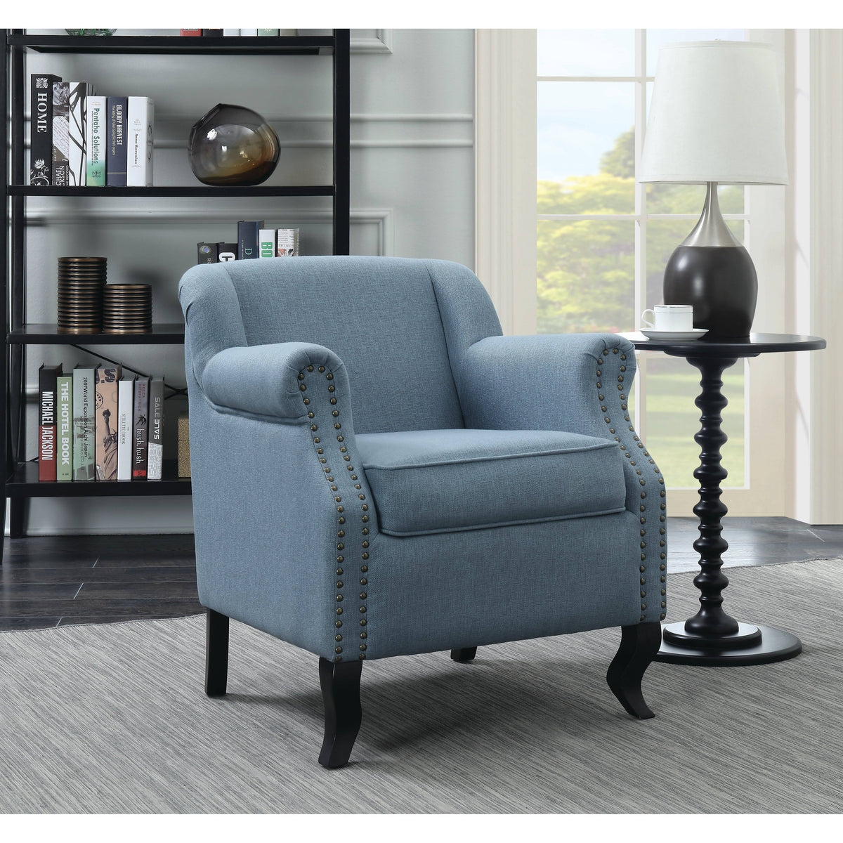 Light Blue Accent Chair T570936