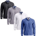 Men’s Dress Shirt 4 Pack Long Sleeve Button Down Casual Fit Z891
