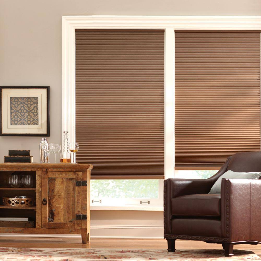 Mocha Cordless Blackout Cellular Shade D1041