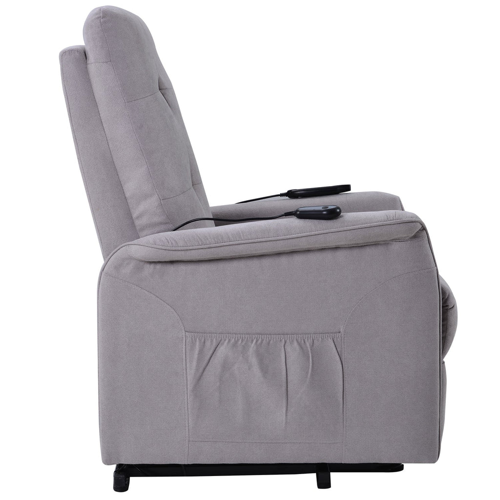 Power Lift Recliner Chair Light Gray C87010