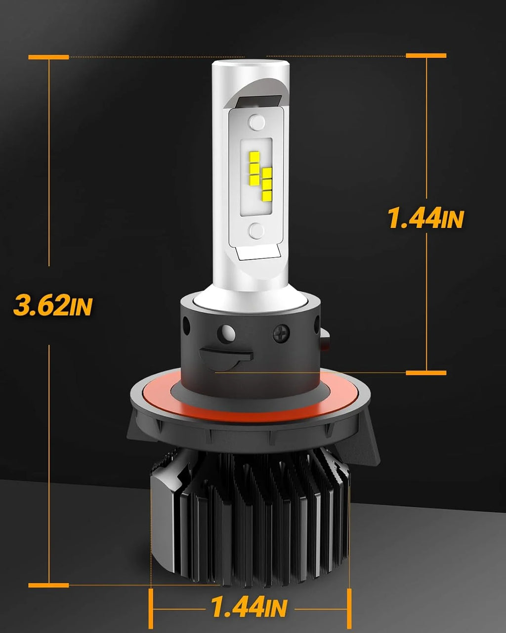 H4 LED Bulbs 20000 Lumens Hi/Lo Dual Beam 6000K White S1101