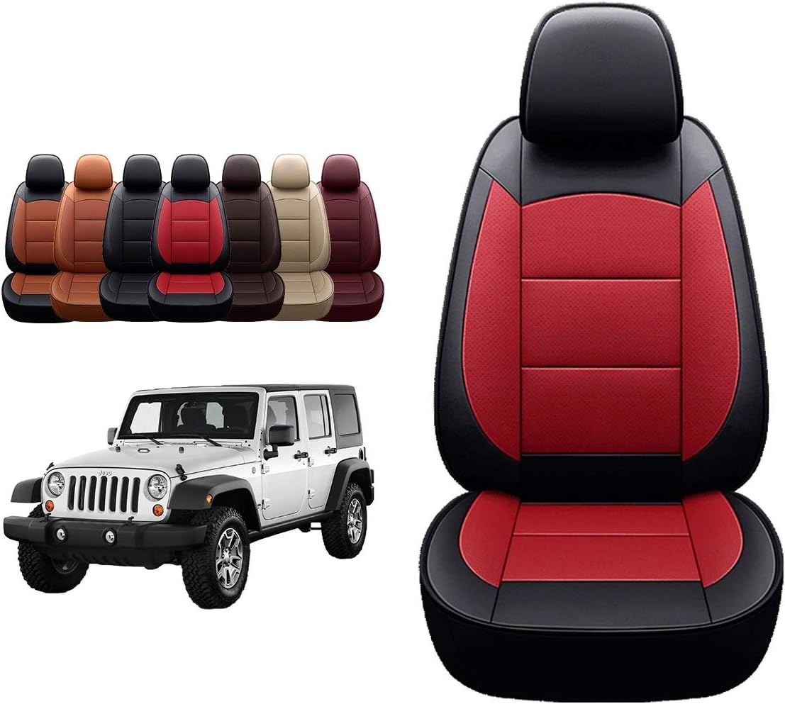 Leather Seat Covers for Wrangler (Black) T185712