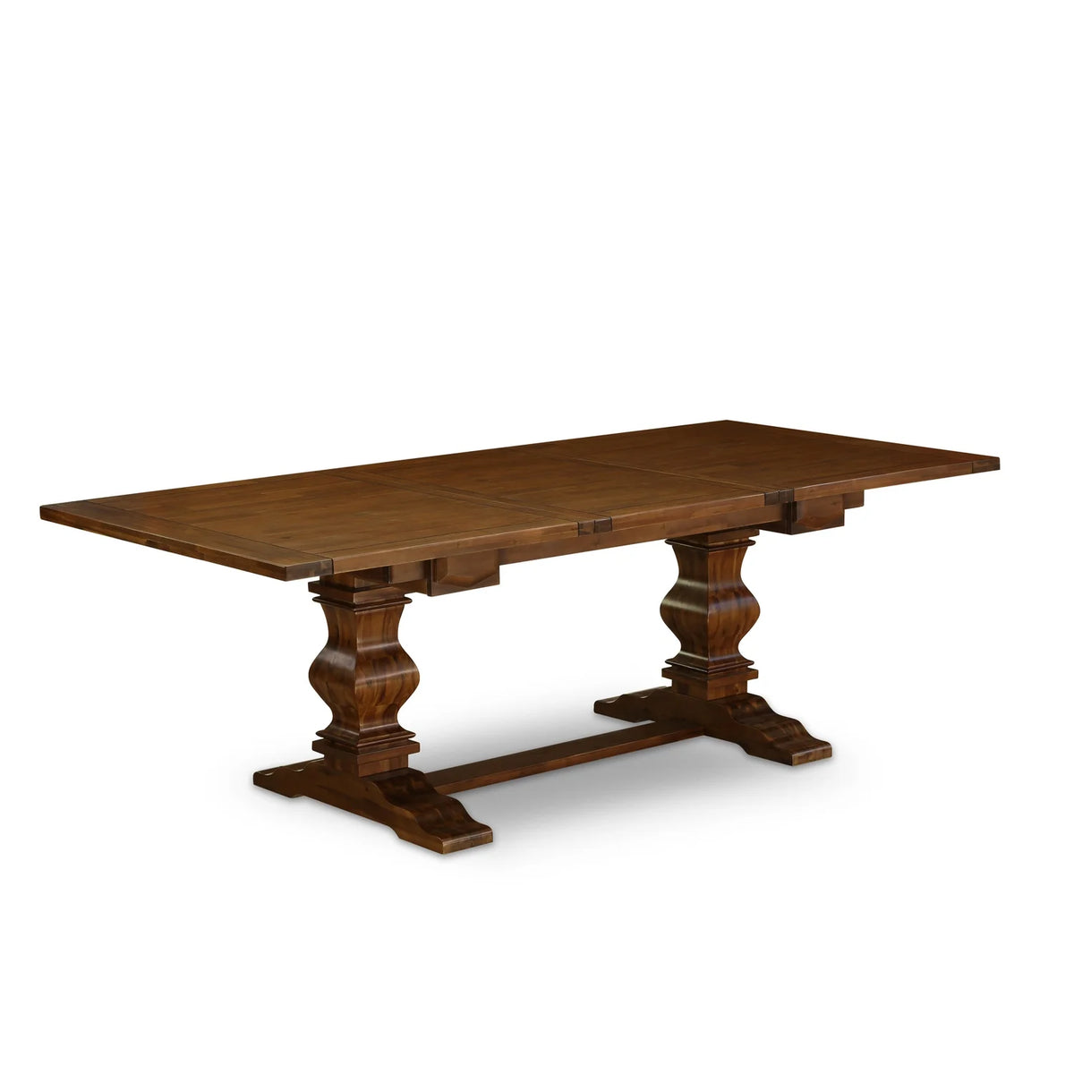 7 Pc Dining Table Set with 6 Linen Chairs X7383