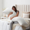 Shredded Memory Foam Body Pillow, Extra Large, White L865