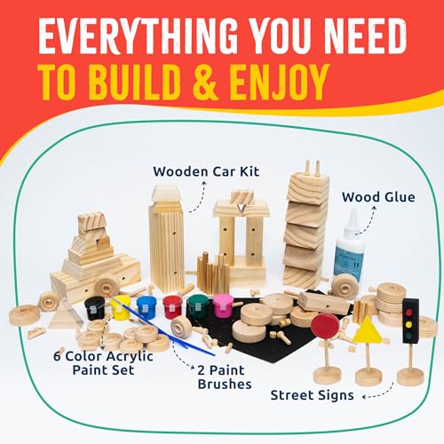 DIY Wood Building Kit, 1-Pack D504783