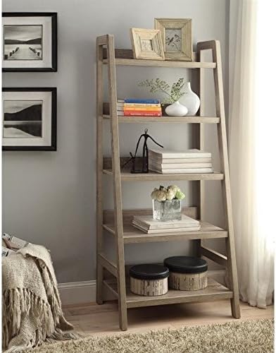Gray 5 Shelf Bookcase N214683