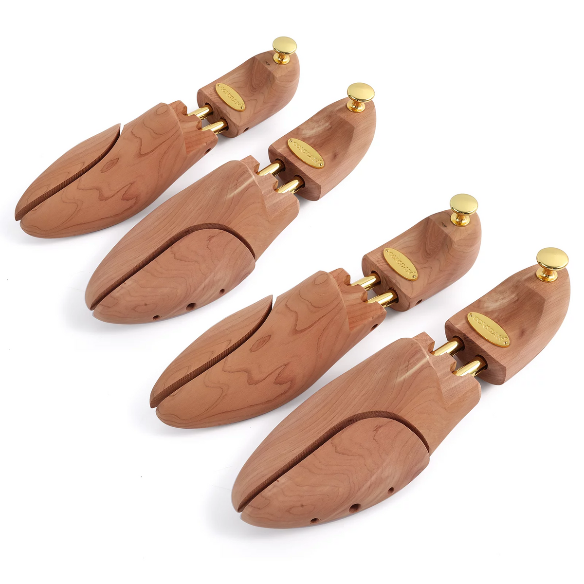 Cedar Wood Adjustable Shoe Trees, 2 Pairs K589