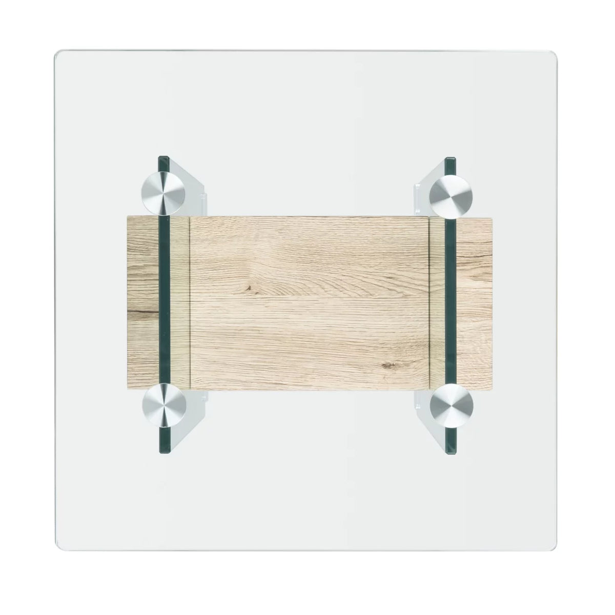 Glass 2-Tier Accent Table V375