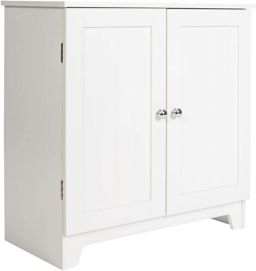 White Double Door Cabinet W740