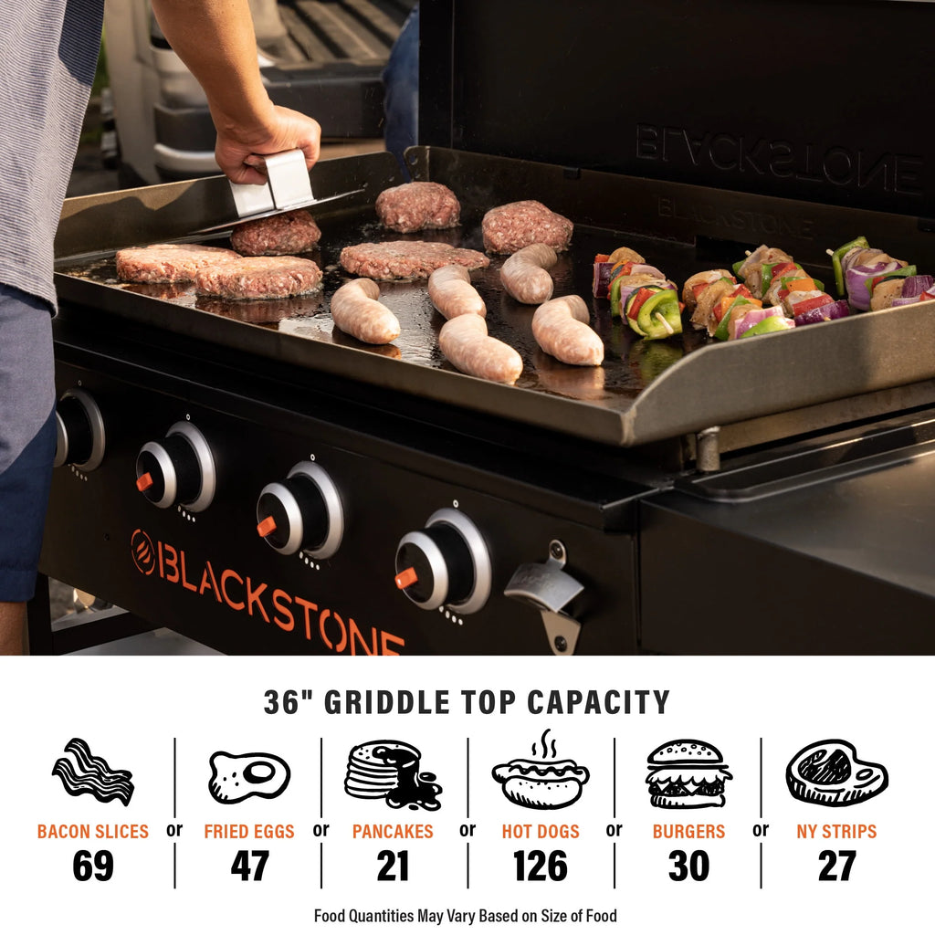 4-Burner Propane Griddle with Hard Cover R7257