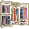 Portable Closet Wardrobe Heavy Duty Clothes Rack F57573