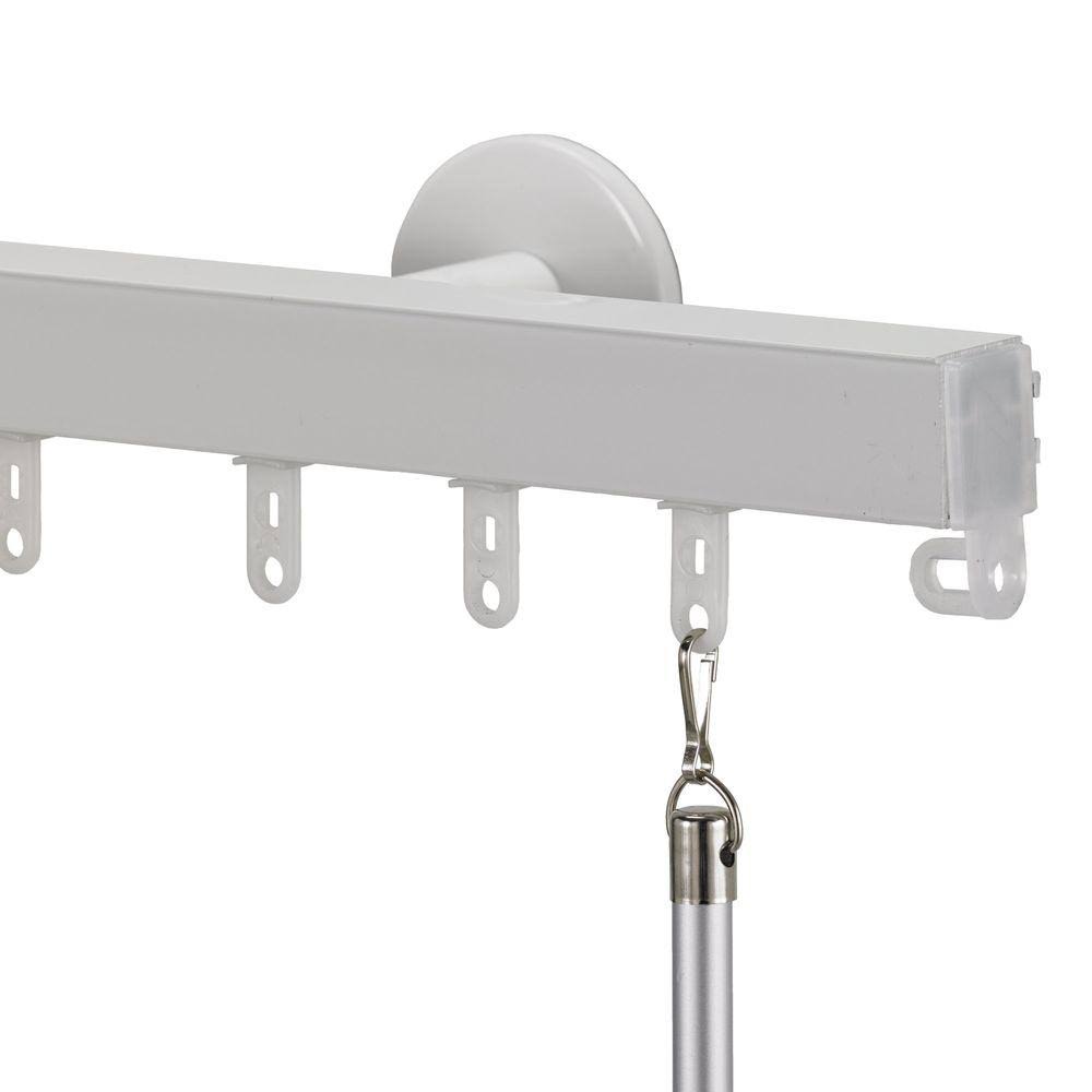 White Aluminum Traverse Rod I3019
