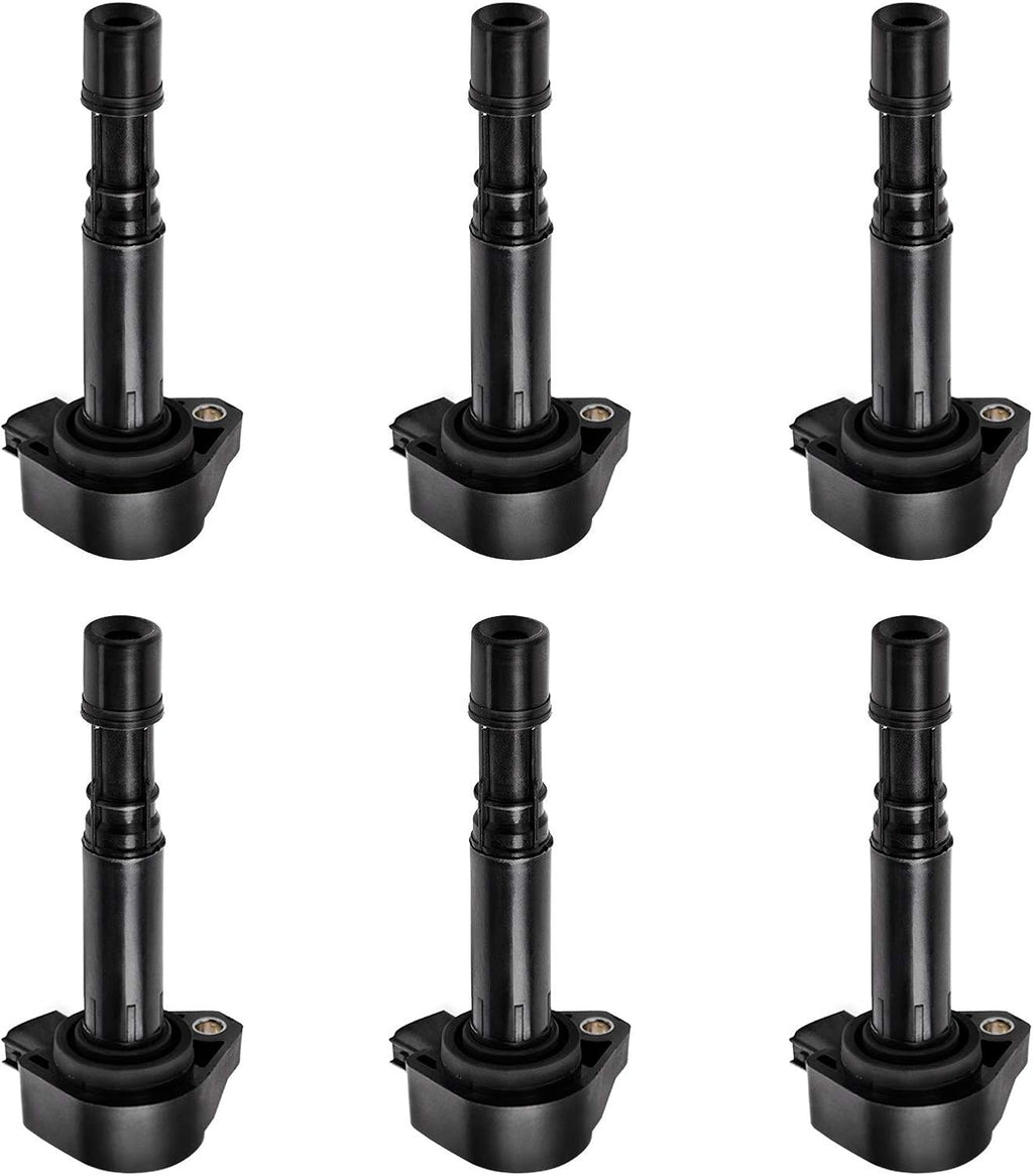 Ignition Coil 6-Pack Compatible with Honda Accord Civic Odyssey Pilot Ridgeline Acura CL RL TL 3.0L 3.2L 3.5L V6 Pack of 2 T19983