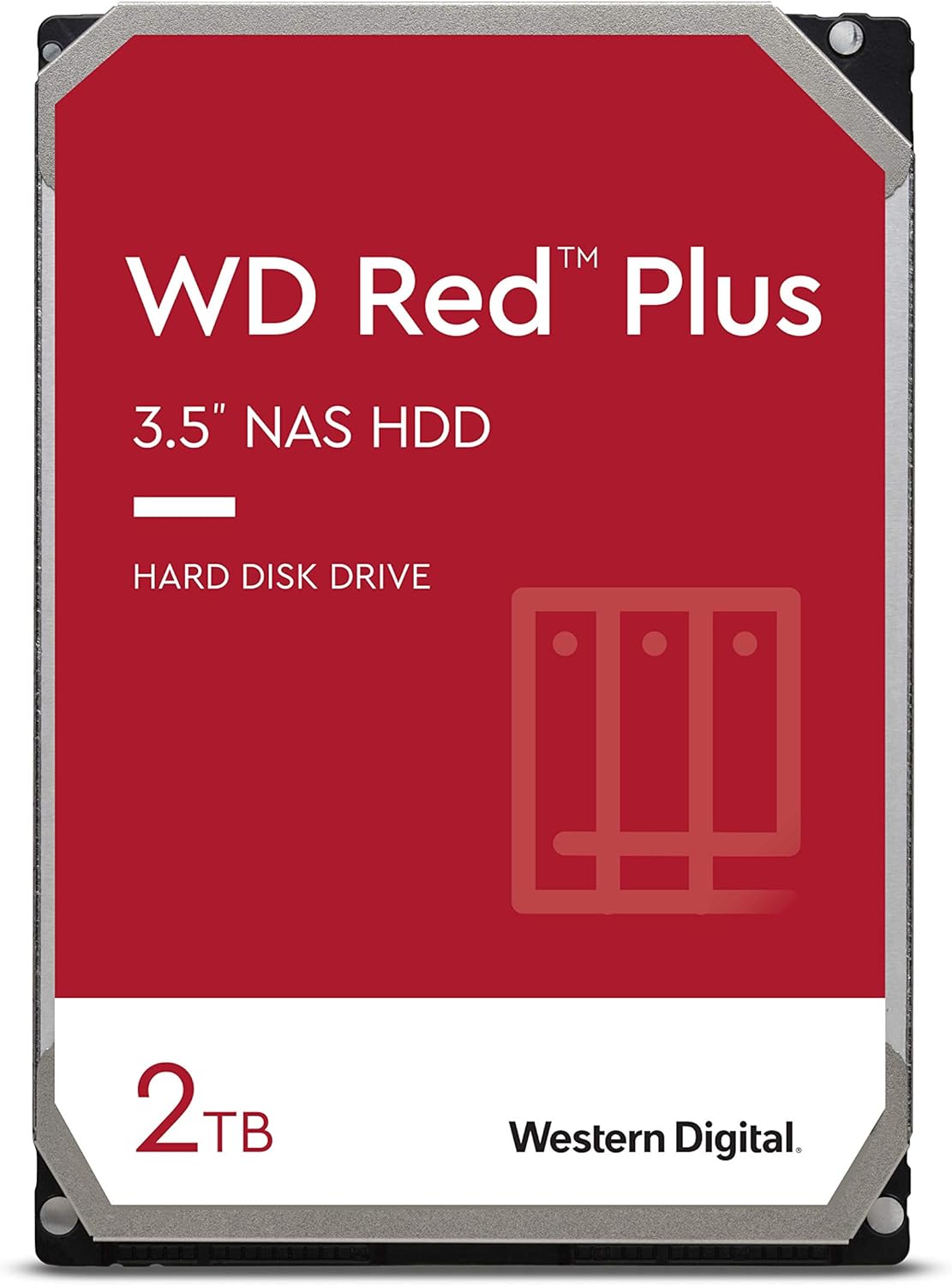 10TB WD Red Plus NAS Internal Hard Drive HDD - 5400 RPM, SATA 6 Gb/s, CMR, 256 MB Cache, 3.5 B3439