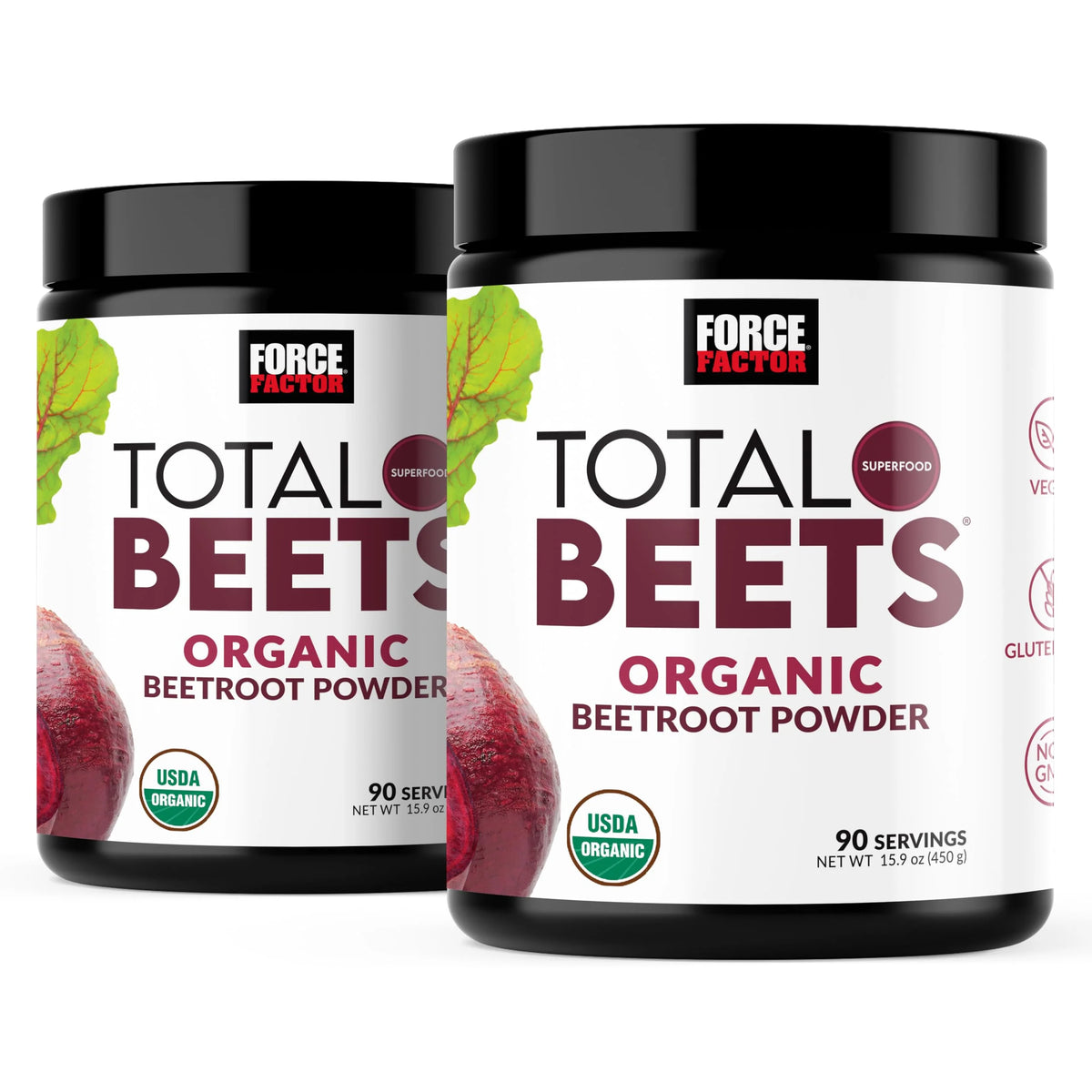 Organic Beetroot Powder Supplement, Unflavored, 180 Servings, 2-Pack D64772