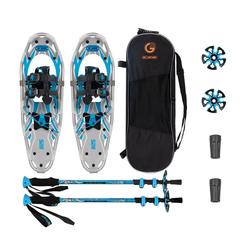 Aluminum Alloy AntiSlip Adjustable Snow Shoes H666