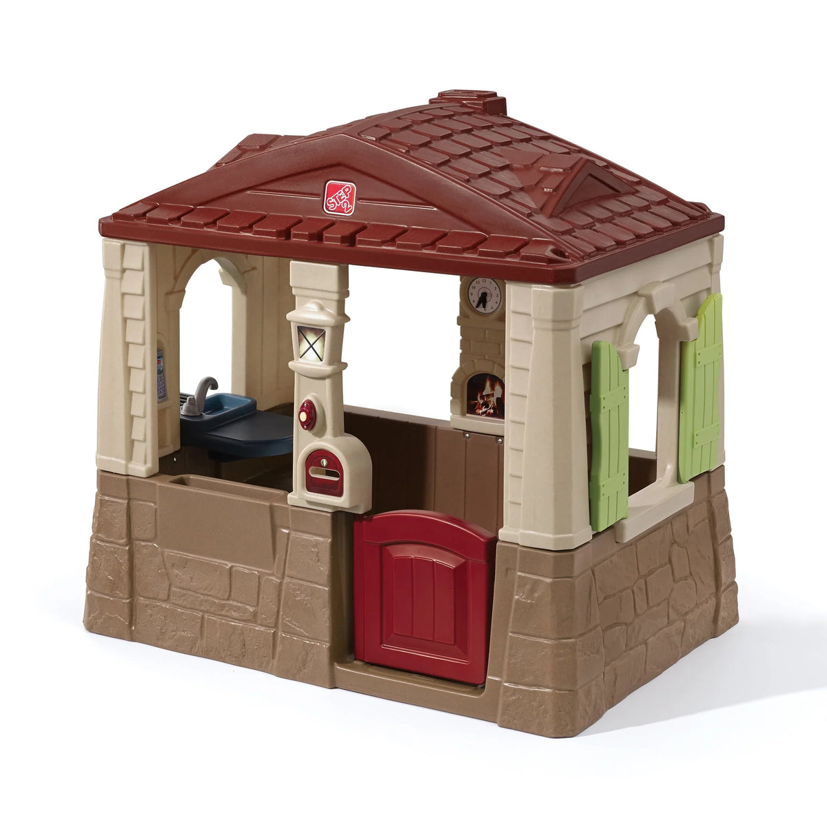Brown Plastic Kids Playhouse J25344
