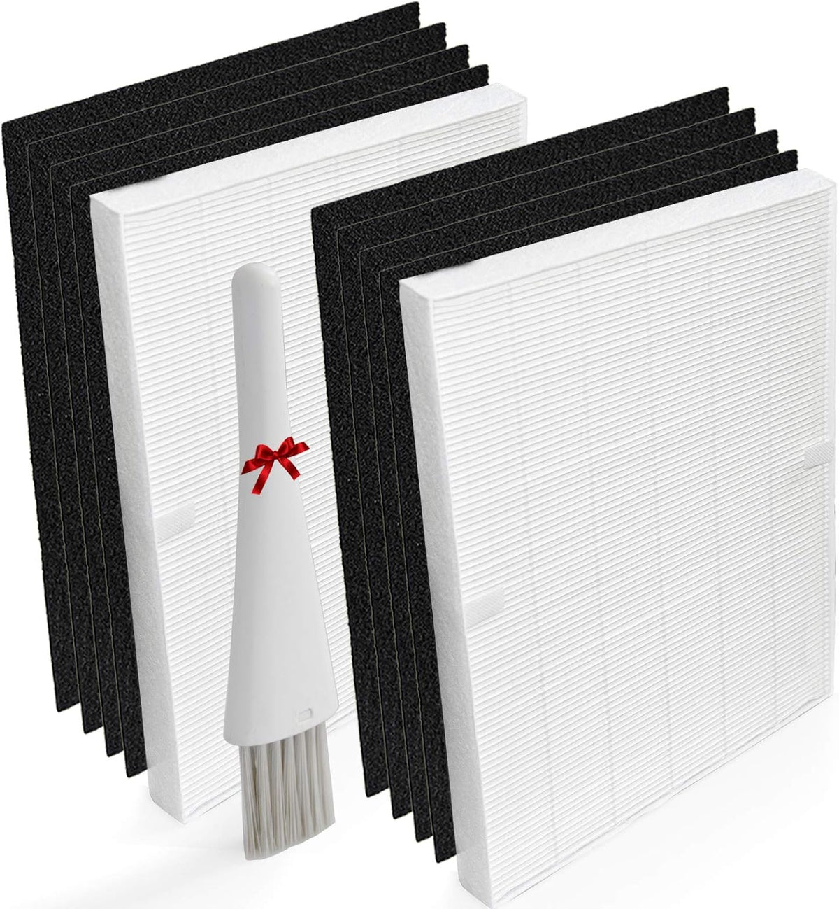 2 Pack True HEPA Replacement Filter with 8 Carbon Filters D769