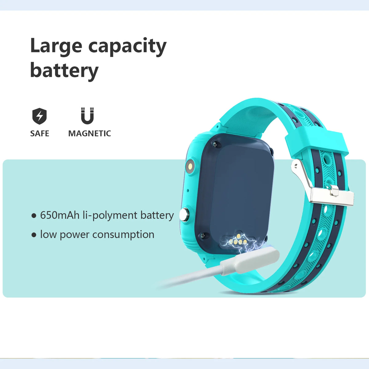 Kids Smartwatch with WiFi and BT Alarm M6447