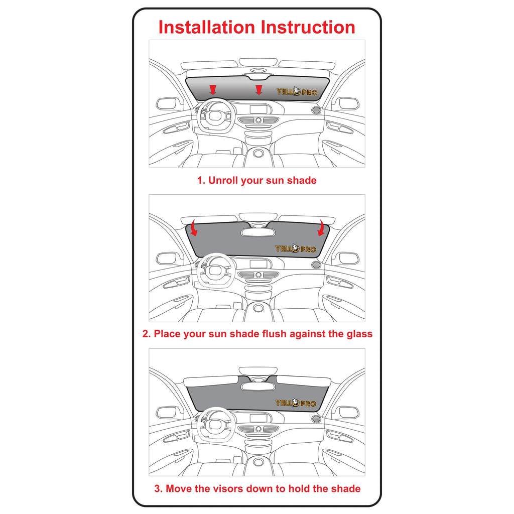 Front Windshield Sunshade for Toyota RAV4 SUV D2796