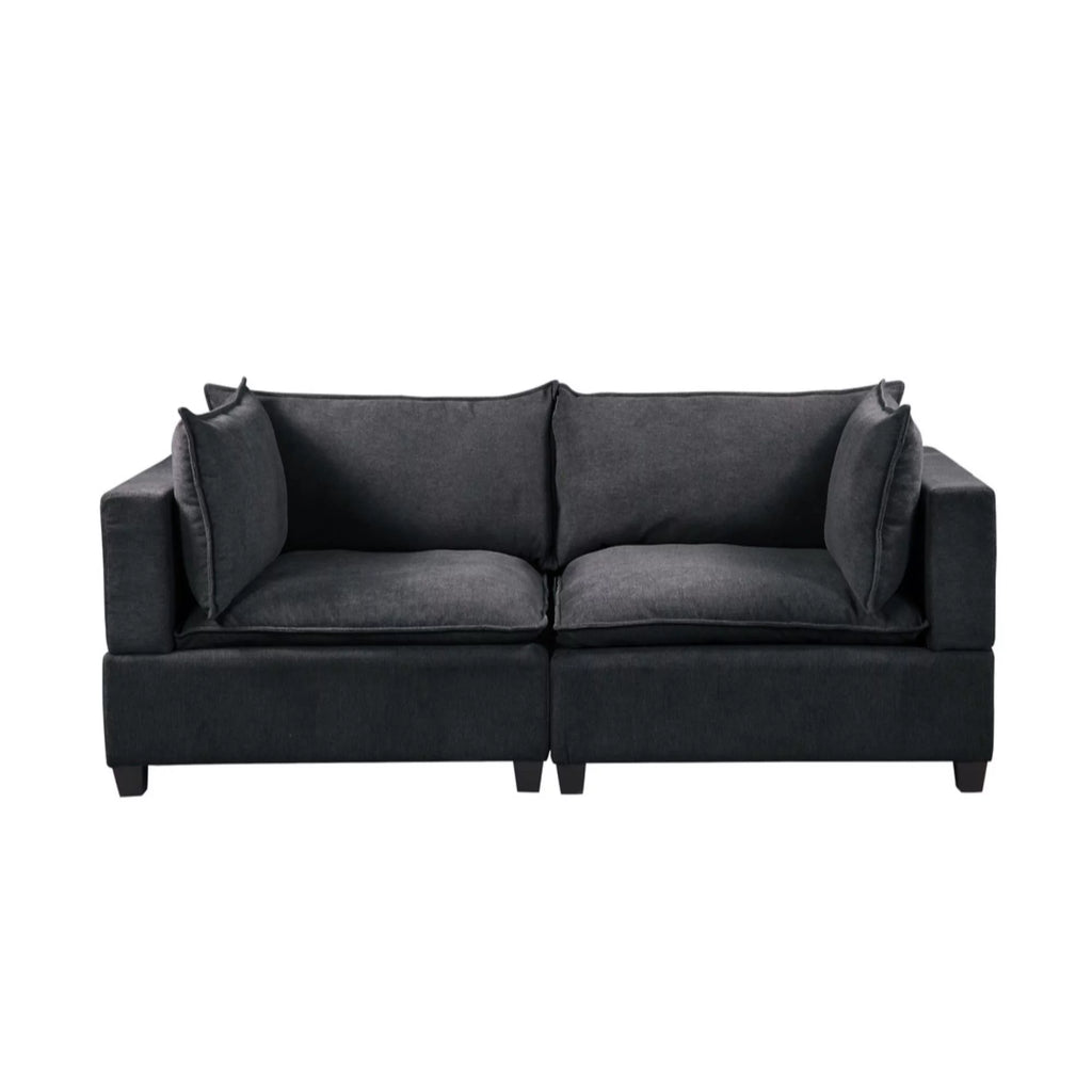 Dark Gray Loveseat F535728