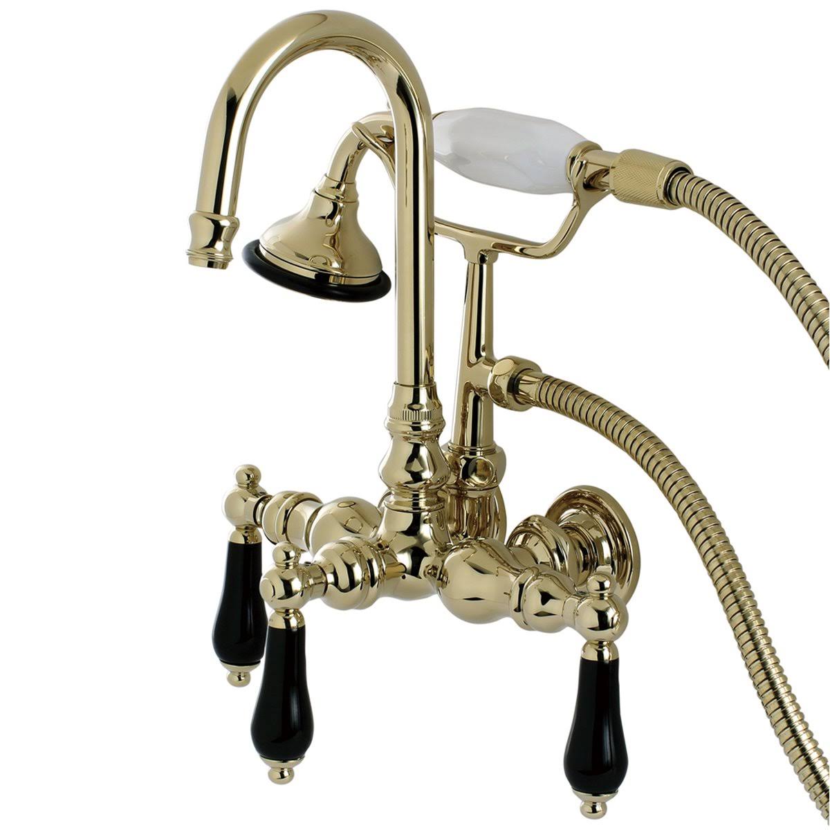 Oil Rubbed Bronze Wall Mount Clawfoot Tub Faucet V115