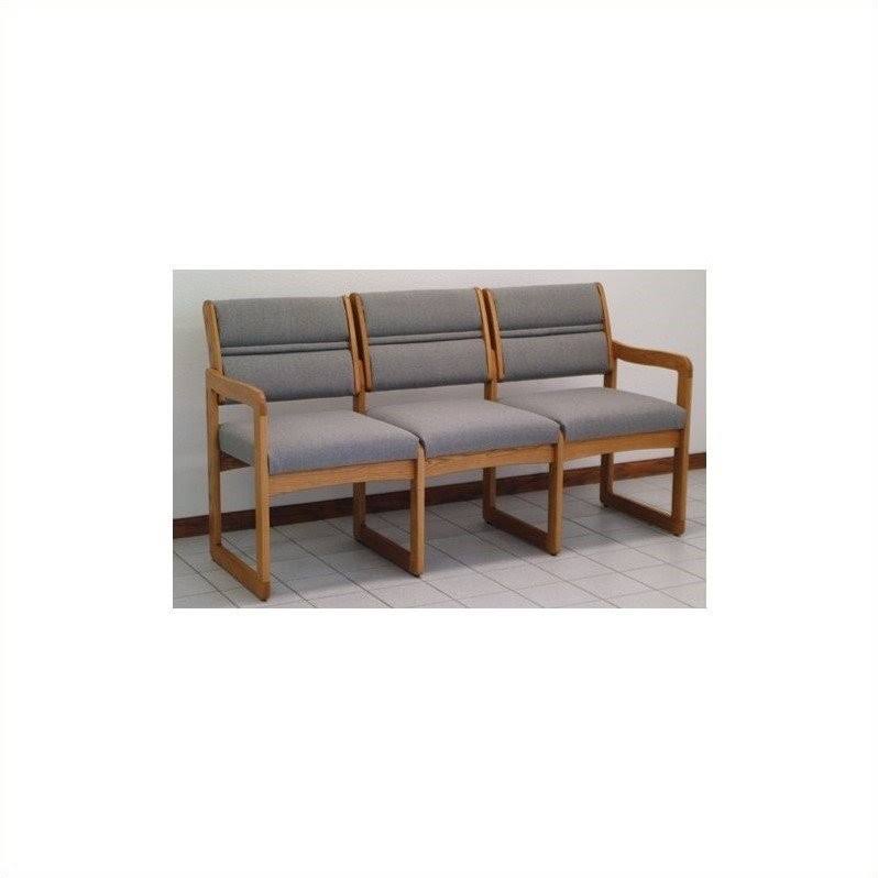 Powder Blue Three Seat Sofa C40214
