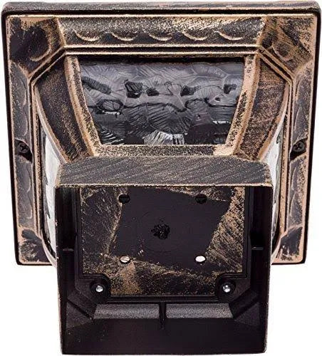 Bronze 8 Pack Solar LED Post Cap Light for 4x4 Wood Posts L6748
