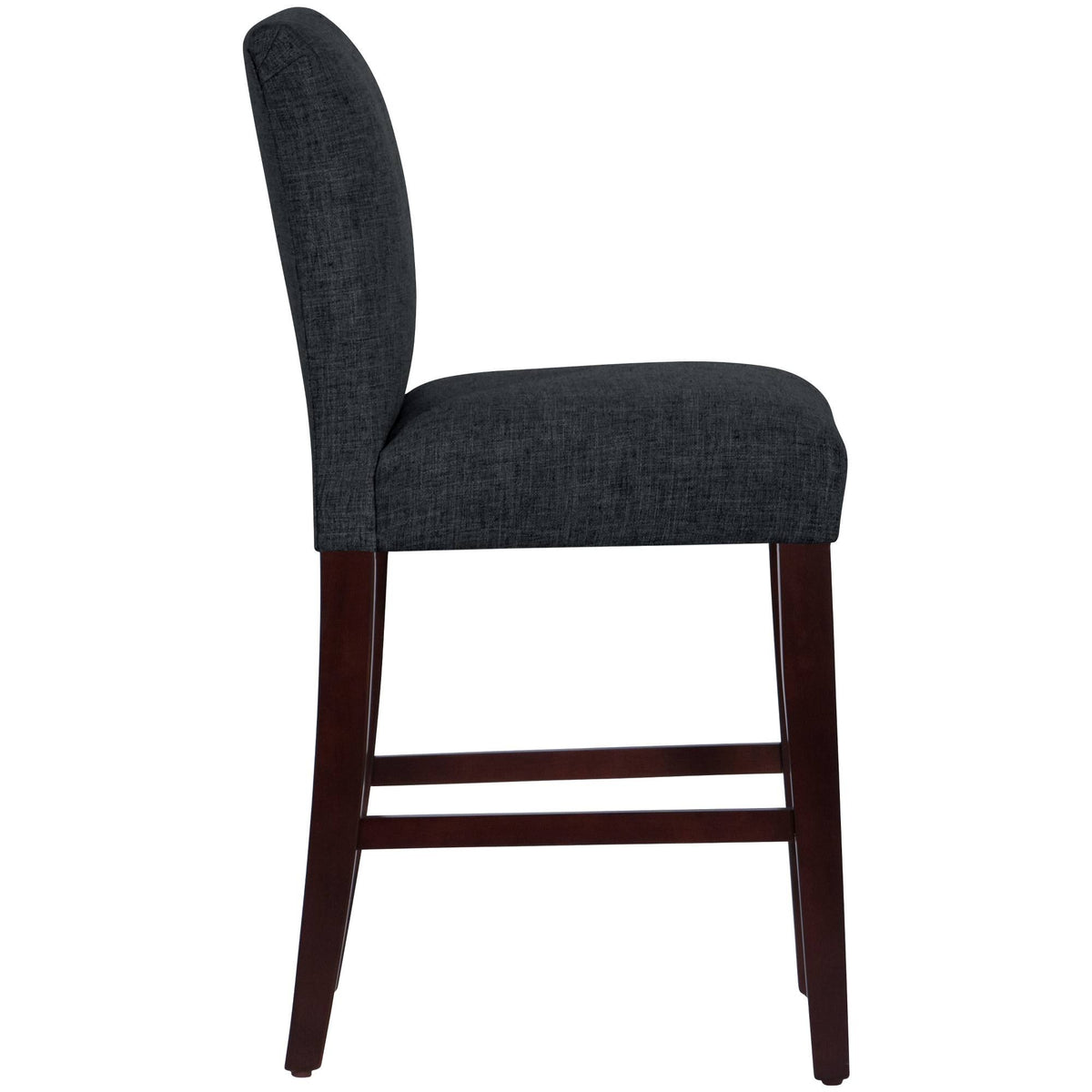 Black Linen Counter Height Barstool A193