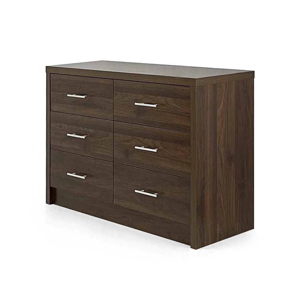 Faux Wood 6 Drawer Double Dresser C156928