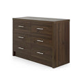 Faux Wood 6 Drawer Double Dresser C156928