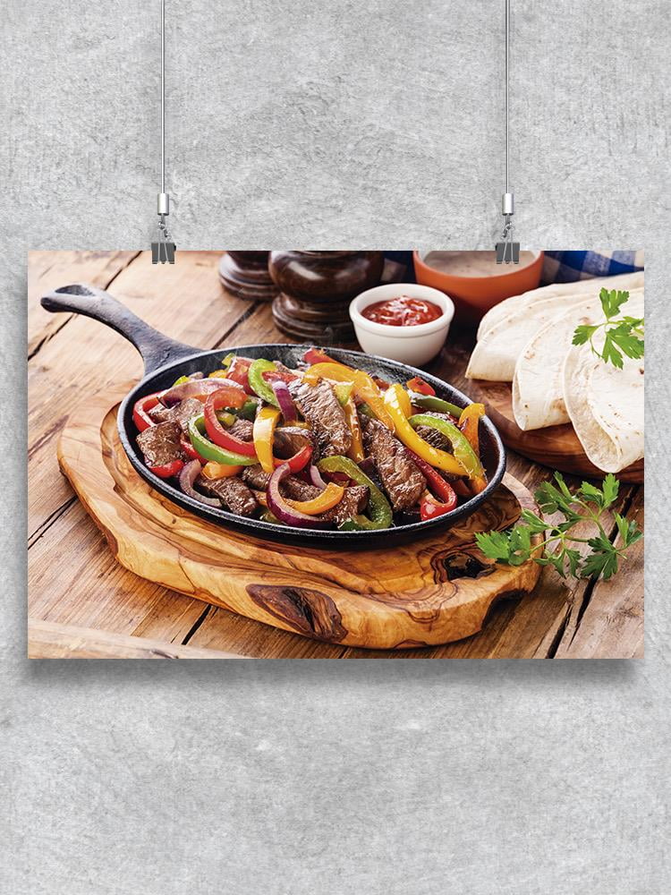 Beef Fajitas Poster H3577