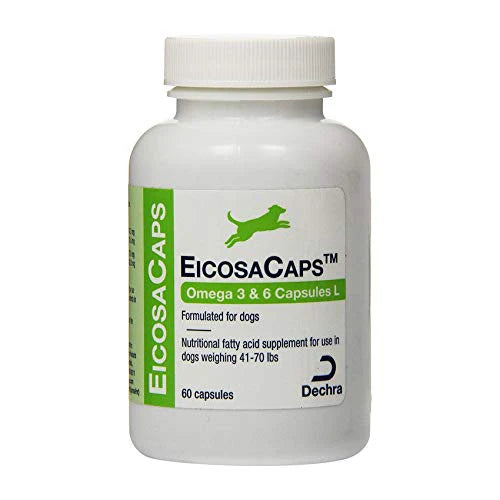 Omega 3&6 Capsules for Dogs Under 40 lbs 60 Count V804